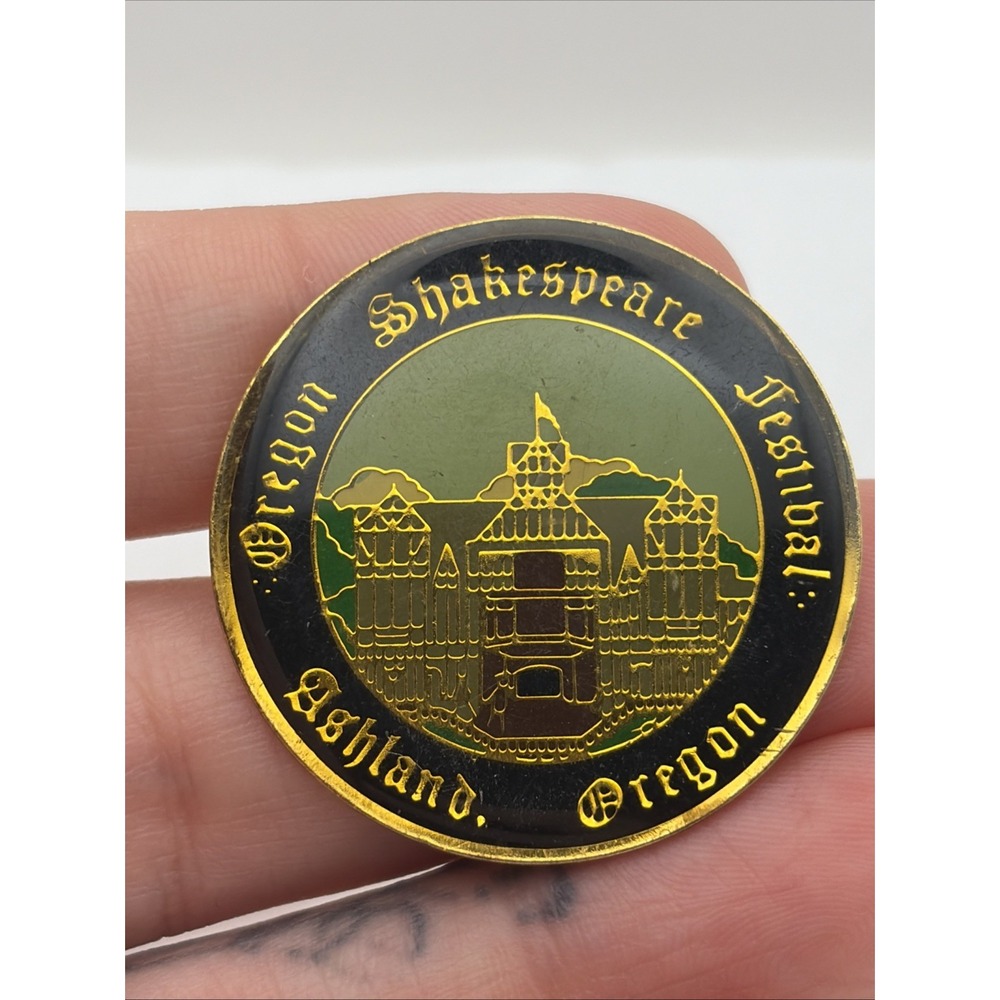 Oregon William Shakespeare Festival Ashland Lapel Hat Pin